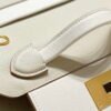 Hermes Mini Kelly 2424 Leather 21cm H230264 White