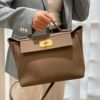 Hermes Mini Kelly 2424 Leather 21cm H230265 Elephant gray