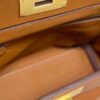 Hermes Mini 2424 Leather 21cm H230262 Brown