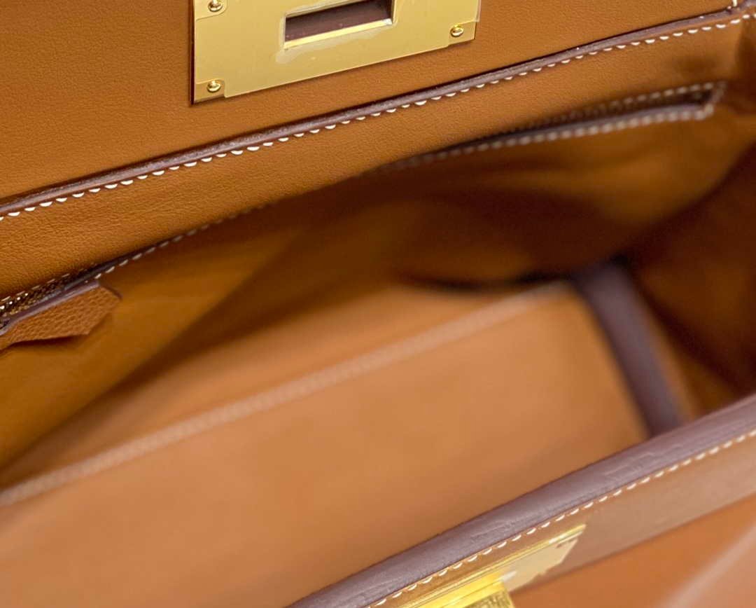Hermes Mini 2424 Leather 21cm H230262 Brown
