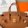 Hermes Birkin Designer Tote Bag Epsom Leather 28356 Brown