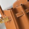 Hermes Birkin Designer Tote Bag Epsom Leather 28356 Brown