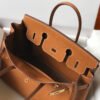 Hermes Birkin Designer Tote Bag Epsom Leather 28356 Brown