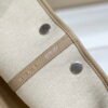 Hermes Light Gray Clemence Garden Party 30cm Bag H239045