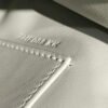 Hermes Kelly Pouchette Swift Leather clutch bag Silver H230259