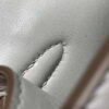 Hermes Kelly Pouchette Swift Leather clutch bag Silver H230259