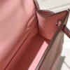 Replica Hermes Kelly Pouchette Swift Leather clutch bag Gold H230251