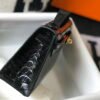 Hermes Mini Kelly Pouchette Crocodile Leather H230234 Black