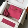 Hermes Kelly Danse 22cm Leather Bag 20351 Plum