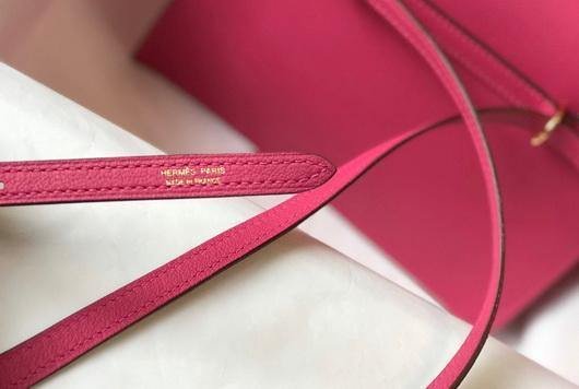 Hermes Kelly Danse 22cm Leather Bag 20351 Plum
