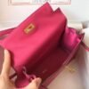 Hermes Kelly Danse 22cm Leather Bag 20351 Plum