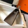 Hermes Mini Kelly Pouchette H230223 Epsom Leather Elephant Grey