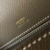 Hermes Mini Kelly Pouchette H230223 Epsom Leather Elephant Grey