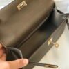 Hermes Mini Kelly Pouchette H230223 Epsom Leather Elephant Grey
