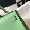 Hermes Kelly Bag Hermes 19CM Epsom Shoulder Mini Bag Light green 20470