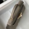 Replica Hermes Kelly Bag Hermes 19CM Epsom Shoulder Mini Bag Gray 20468