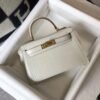 Replica Hermes Kelly Bag Designer Hermes 19CM Shoulder Mini Bag Beige 20453