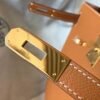 Mirror Top Hermes Sellier Kelly 28cm of Epsom Leather Bag 20335 Tan