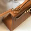 Mirror Top Hermes Sellier Kelly 28cm of Epsom Leather Bag 20335 Tan