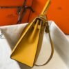 Hermes Sellier Kelly 28cm of Epsom Leather Bag 20334 Yellow