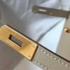 Hermes Sellier Kelly 28cm of Epsom Leather Bag 20331 Gray
