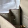 Hermes Sellier Kelly 28cm of Epsom Leather Bag 20331 Gray
