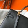 Hermes Sellier Kelly 28cm of Epsom Leather Bag 20330 Black