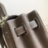 Hermes Kelly Danse 20317 Designer Tote Shoulder Strap Bag Dark Gray