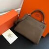 Hermes Kelly Danse 20317 Designer Tote Shoulder Strap Bag Dark Gray