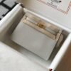 Hermes Kelly Danse 22cm Leather Bag 20360 Gray