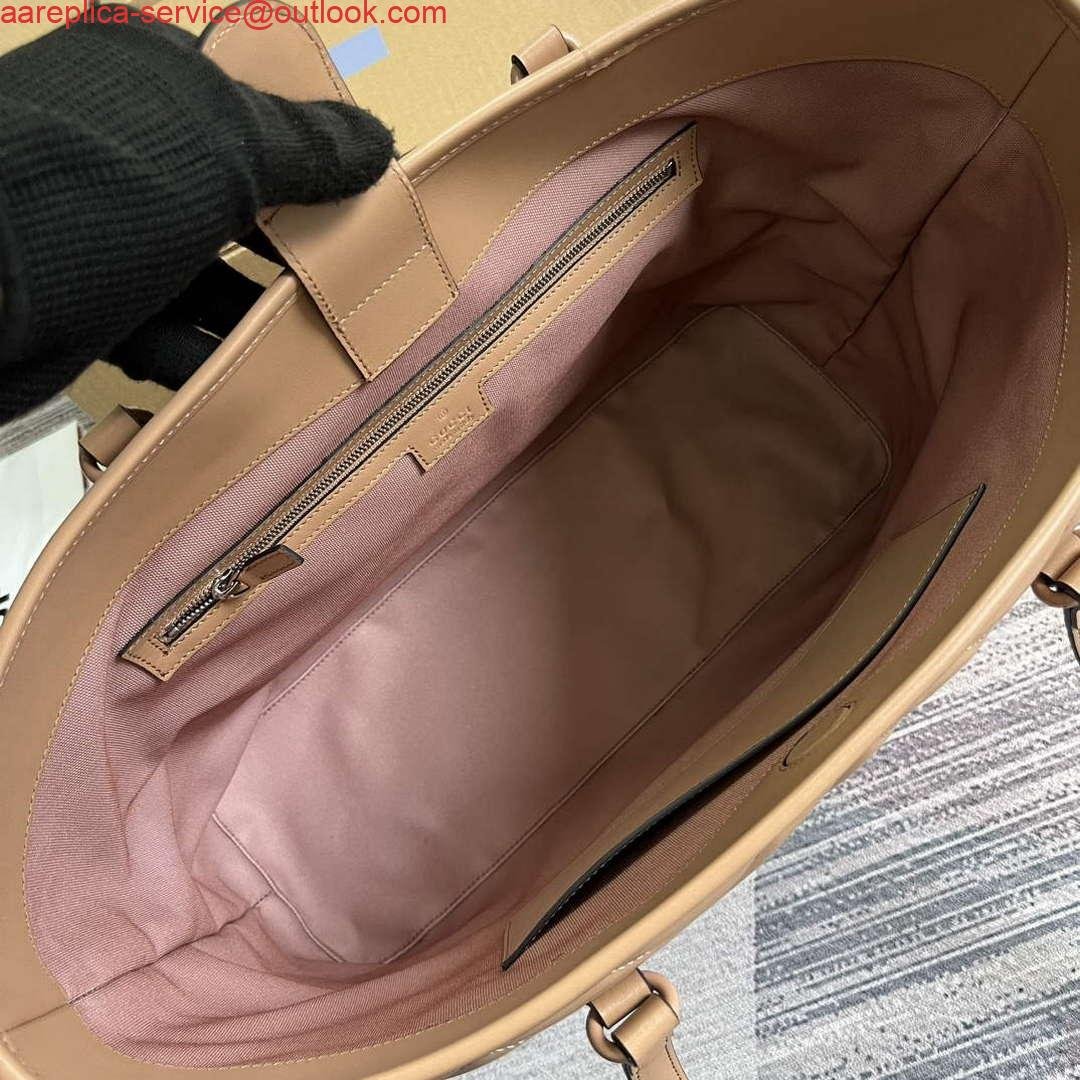 Gucci 739684 GG Marmont Large Tote Bag Rose beige