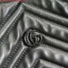 Gucci 739684 GG Marmont Large Tote Bag Black