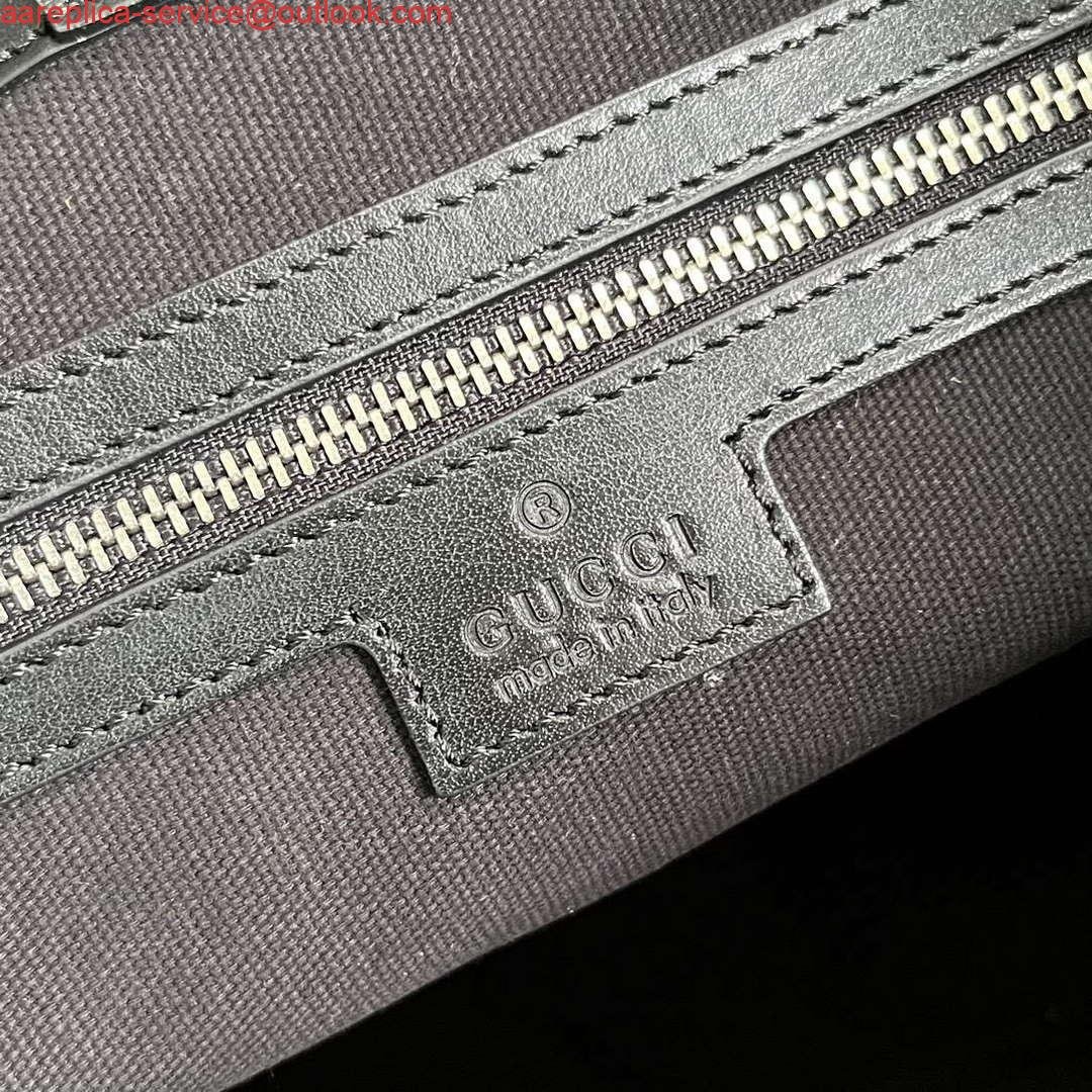 Gucci 739684 GG Marmont Large Tote Bag Black