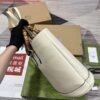Gucci 750394 Gucci Diana Medium Tote Bag White leather