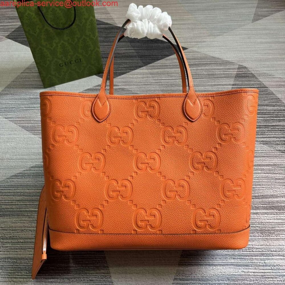 Gucci 726755 Jumbo GG large tote bag Orange
