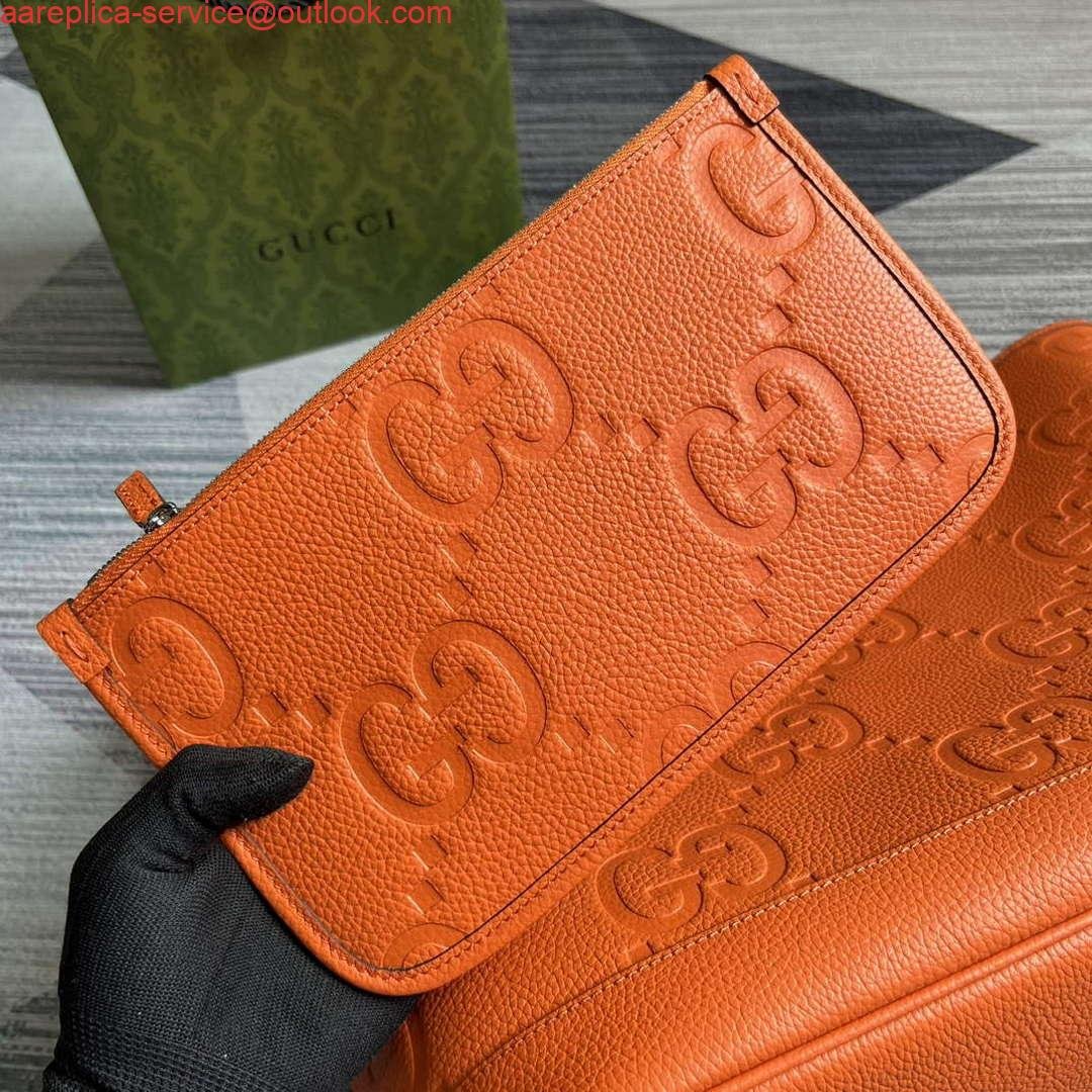 Gucci 726755 Jumbo GG large tote bag Orange