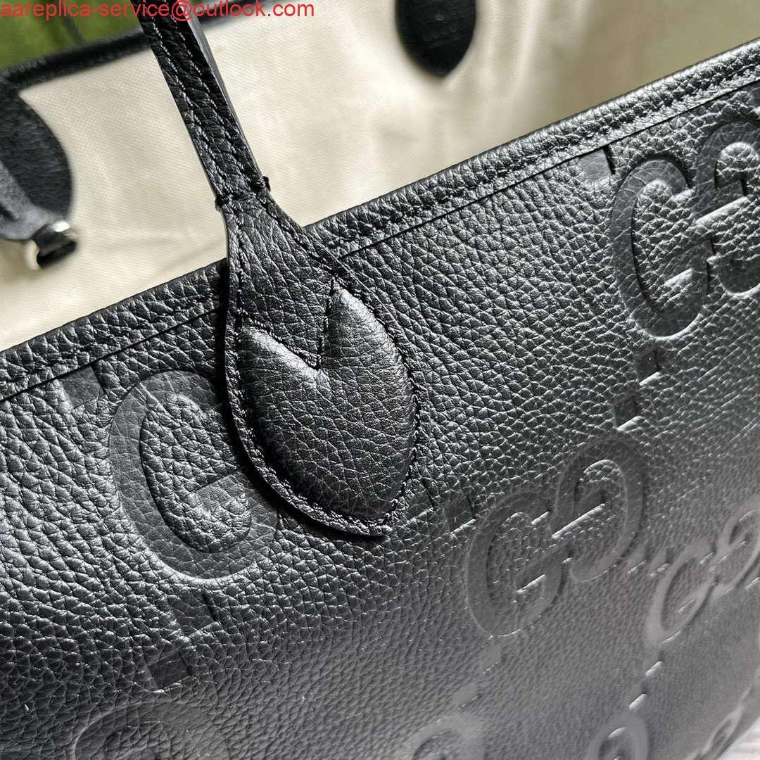 Gucci 726755 Jumbo GG large tote bag Black