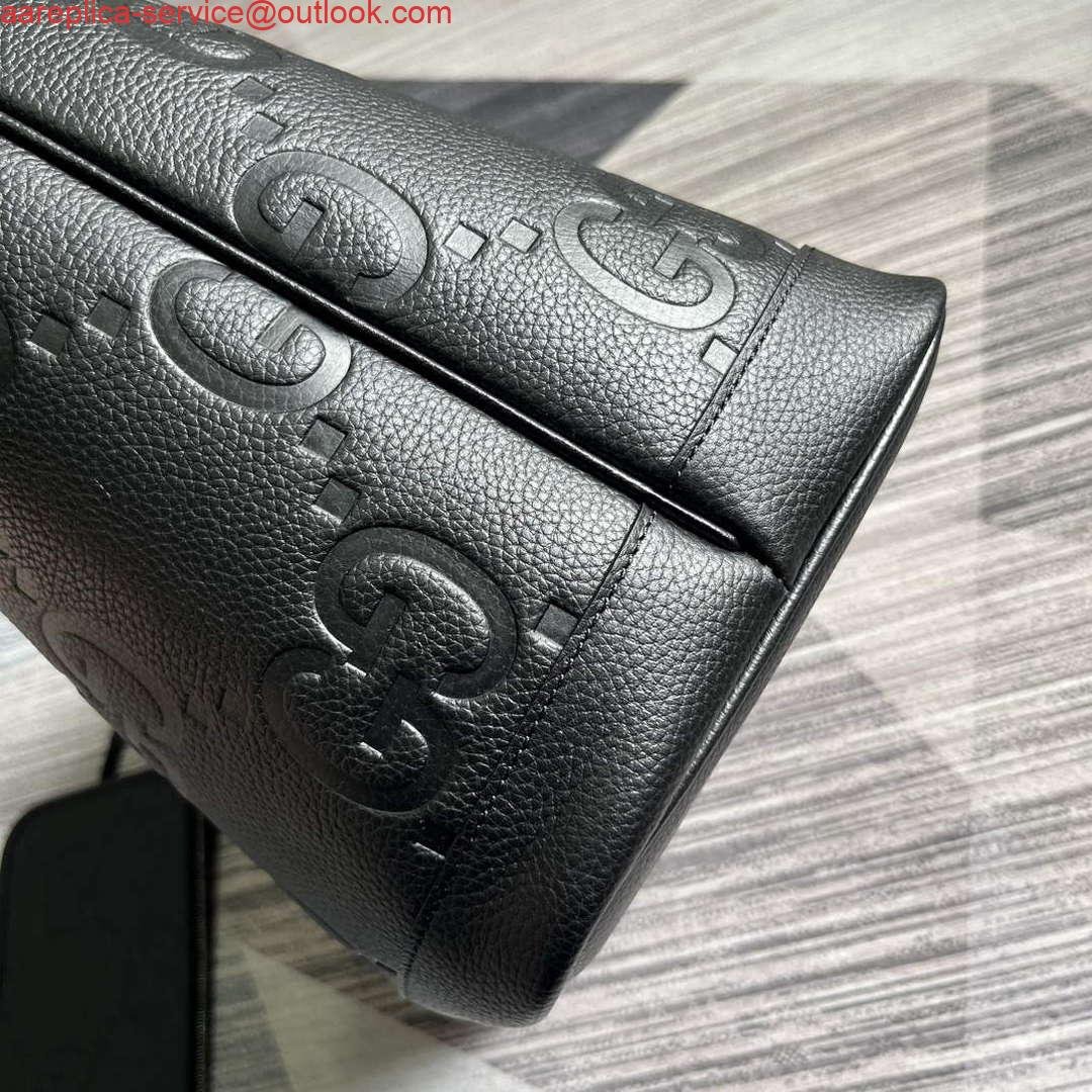 Gucci 726755 Jumbo GG large tote bag Black