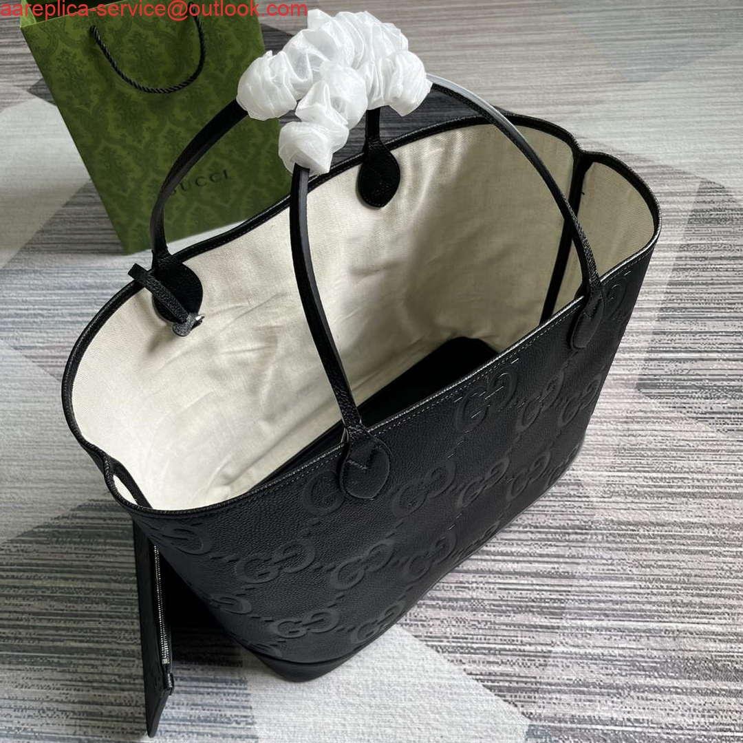 Gucci 726755 Jumbo GG large tote bag Black