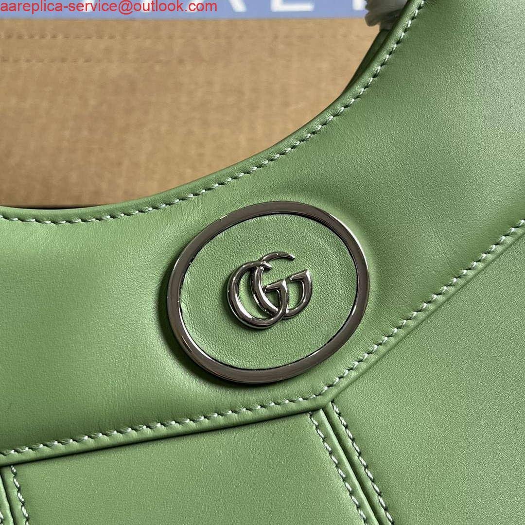 Gucci 745918 Petite GG Small Tote Bag Light green