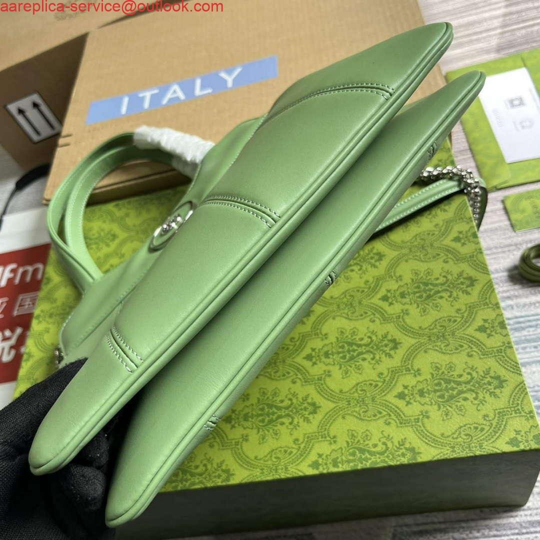 Gucci 745918 Petite GG Small Tote Bag Light green