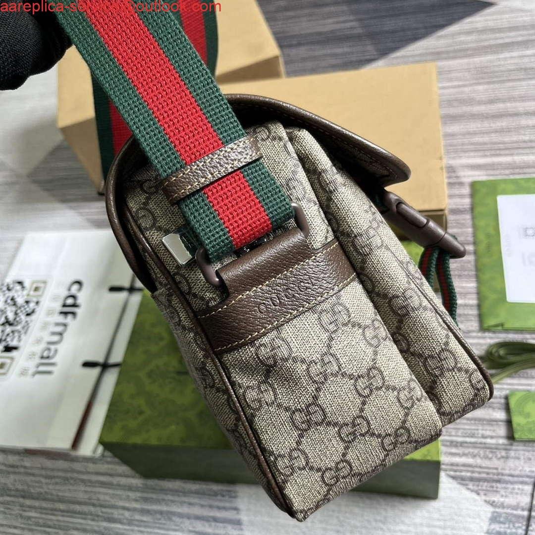 Gucci 760123 GG Messenger Bag Bronw