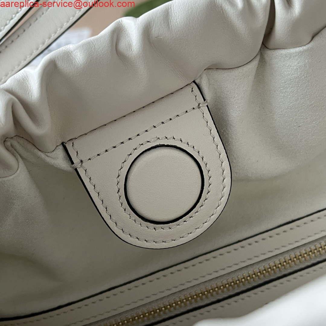 Gucci 746210 Gucci Deco medium tote bag in White Leather