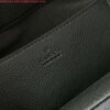Gucci 727810 Jackie 1961 small natural grain tote in black leather