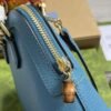 Gucci 715775 Gucci Diana Mini Tote Bag Blue leather