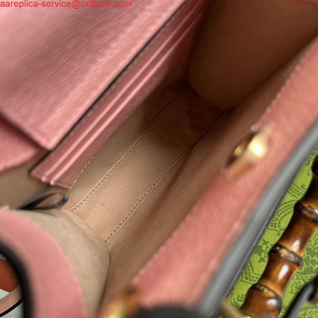Gucci 739079 Diana Mini Tote Bag Pink leather