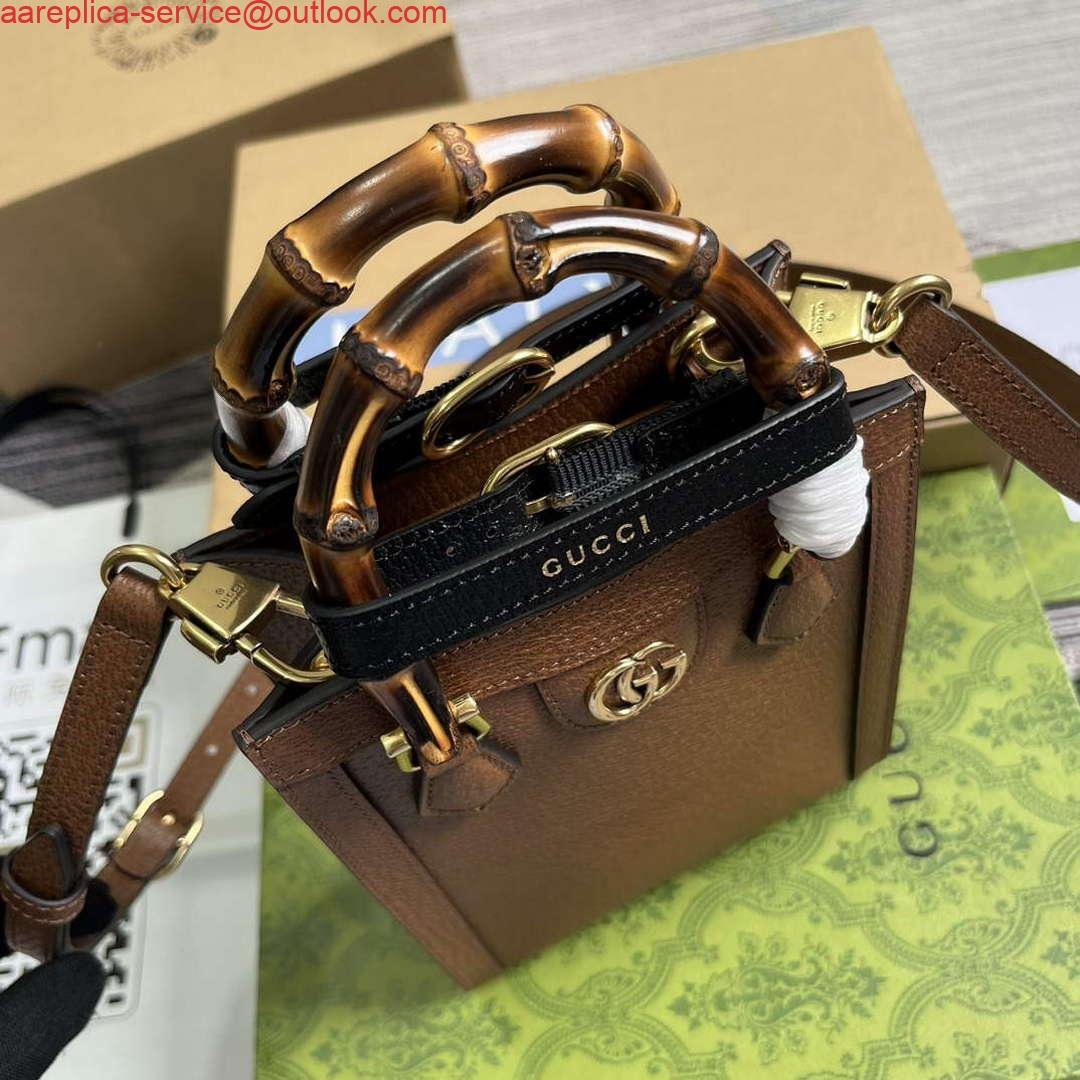 Gucci 739079 Diana Mini Tote Bag Cuir leather