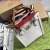 Gucci 739079 Diana Mini Tote Bag White Leather