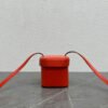 Celine 199263 SMALL BOX cuir triomphe in Smooth Calfskin Orange Red