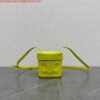 Celine 199263 SMALL BOX cuir triomphe in Smooth Calfskin Yellow